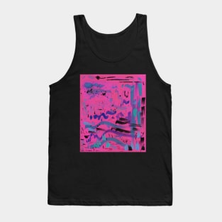 Neon Pink Party Tank Top